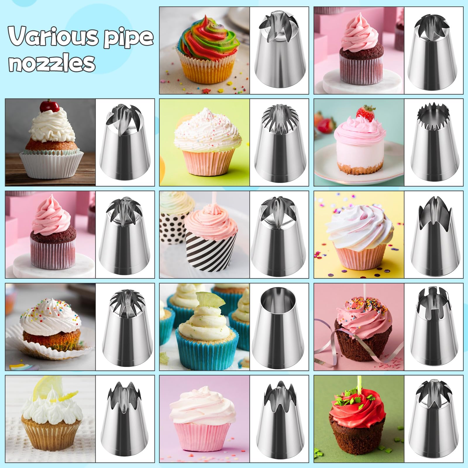 reusable pastry bag and converter included