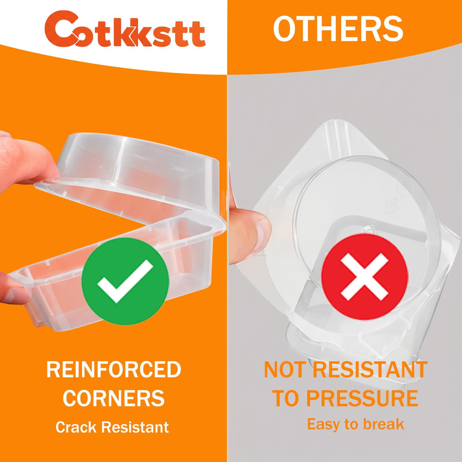 BPA-free plastic snack containers for storage