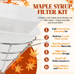 Disposable pre-filters for maple syrup filtration