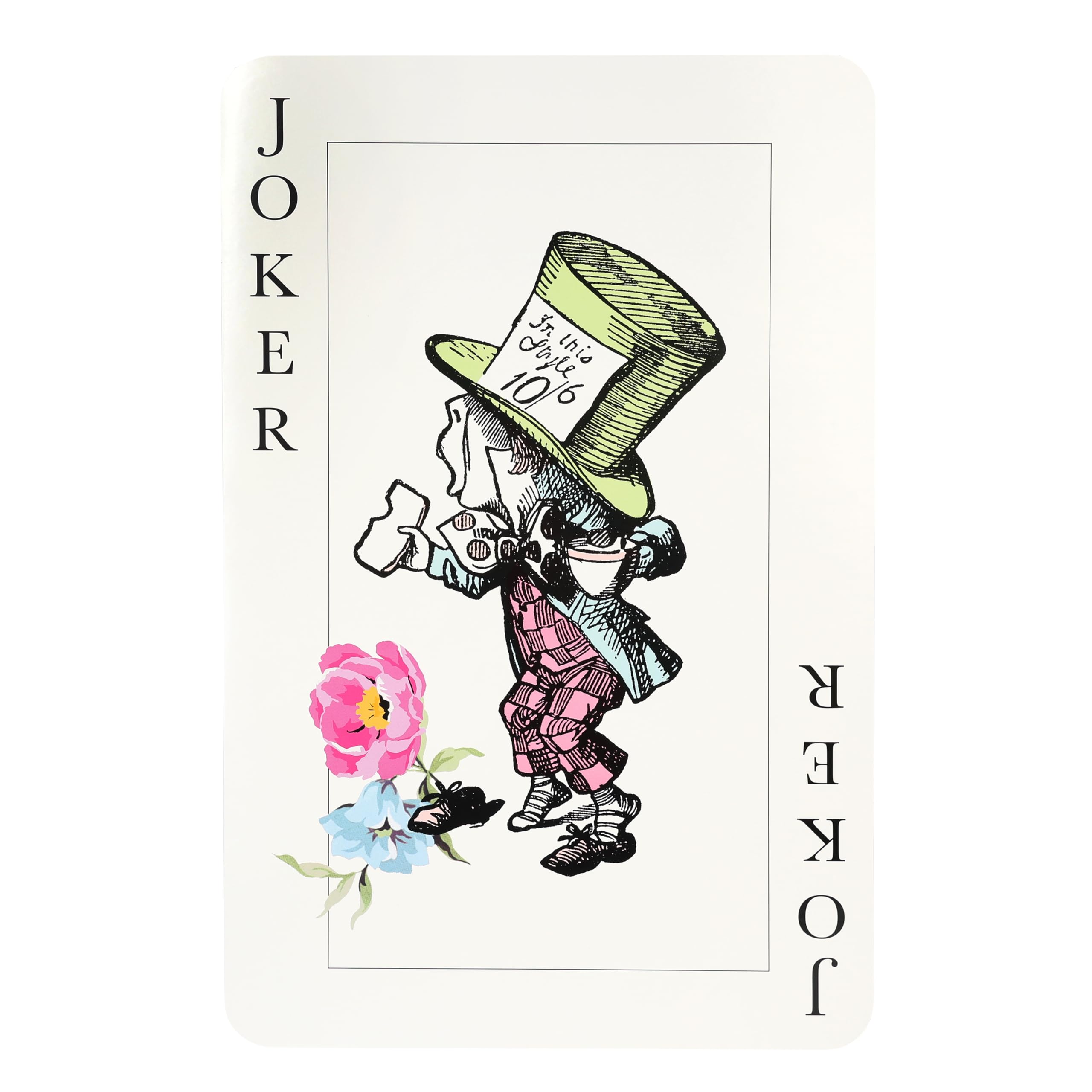 Plastic-free packaging alice wonderland prop cards