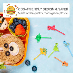 Reusable toddler fruit toothpicks non-toxic safe material