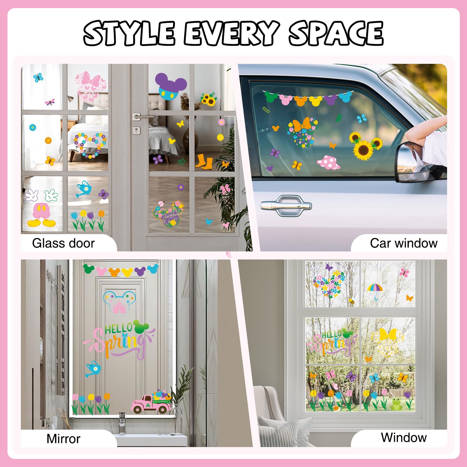 reusable window clings for seasonal decor