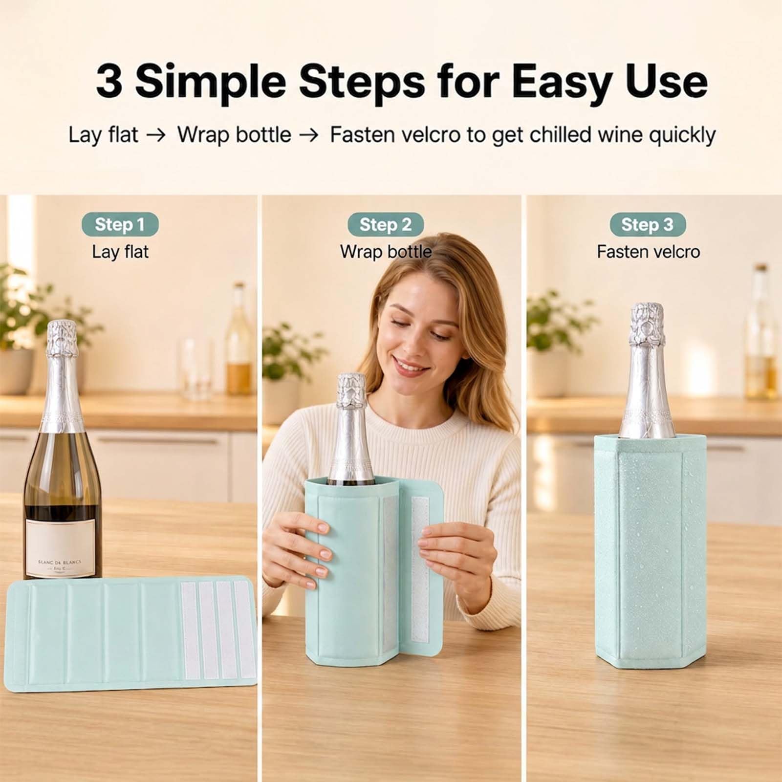 Fits most standard 750ml bottles