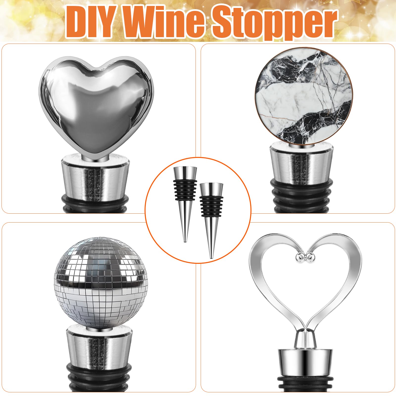 reusable wine stoppers pack of 30