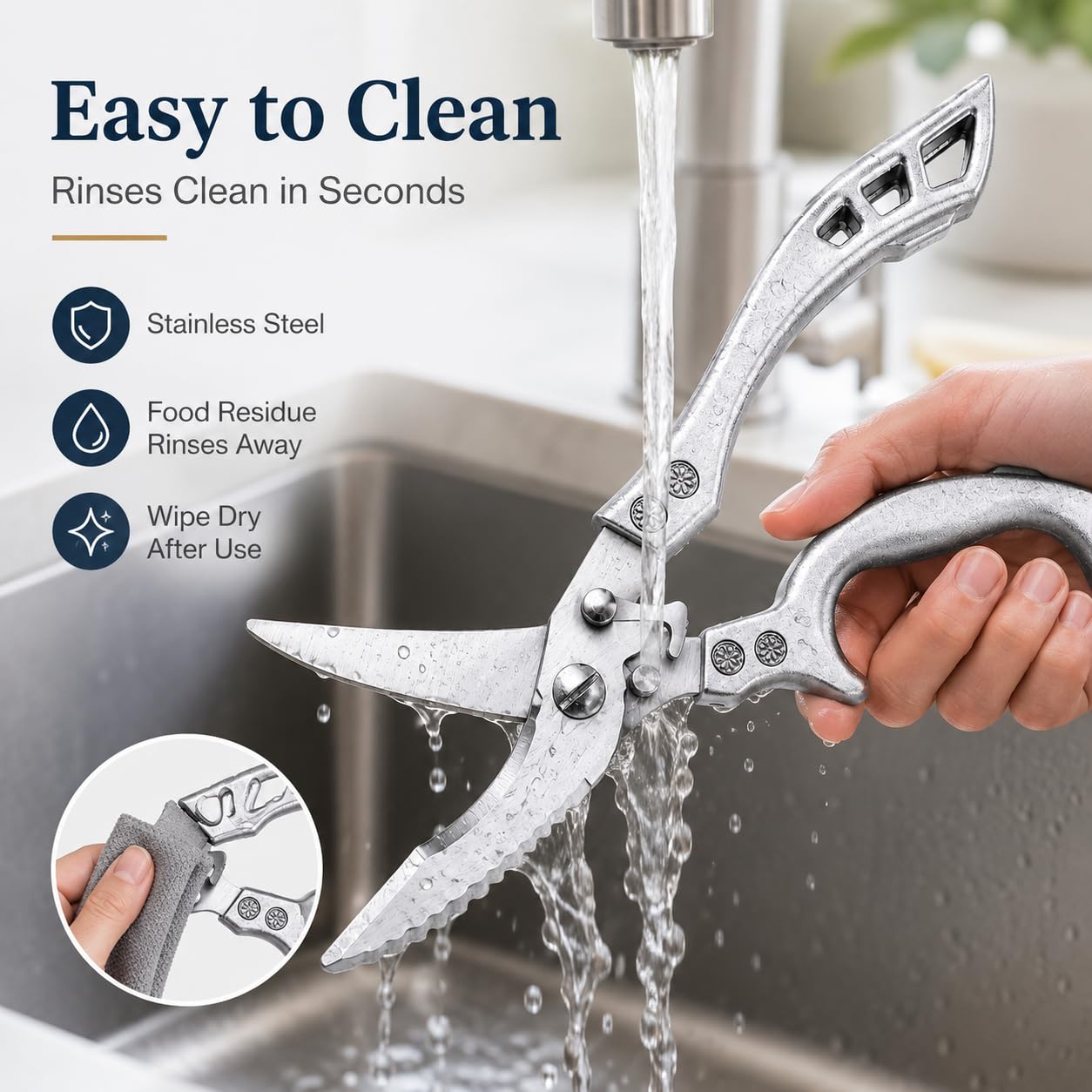 Multipurpose kitchen tool REWOP scissors