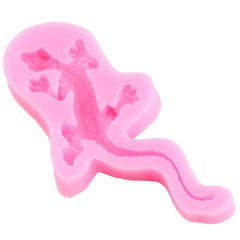Gecko fondant mold for fondant gum paste chocolate crafting