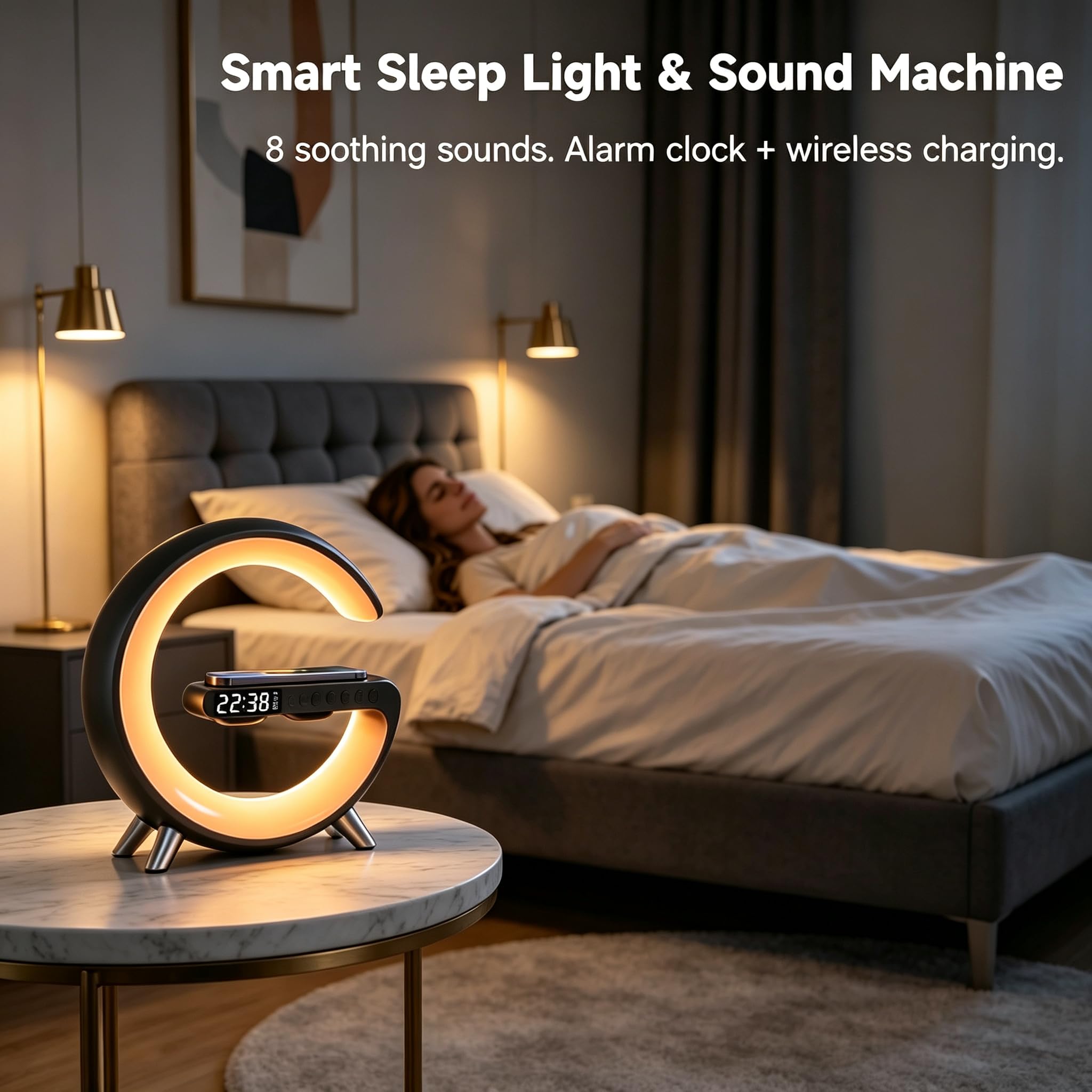 RGFF Bluetooth speaker and alarm clock feature image