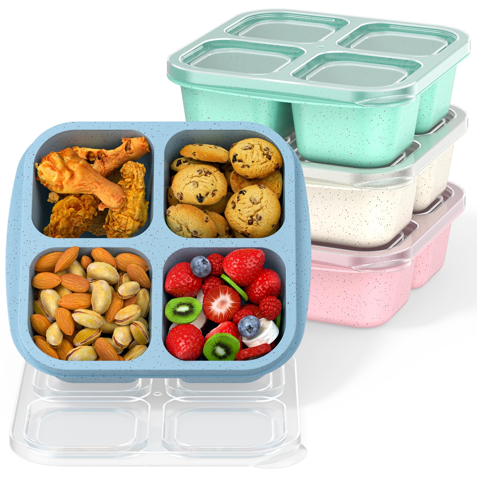 RGNEIN Bento Snack Boxes 4 Pack main image