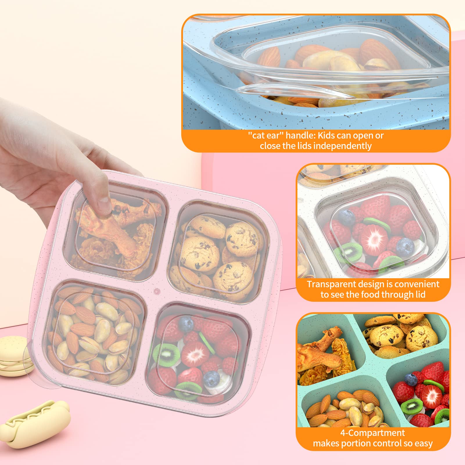 RGNEIN Bento Snack Boxes green variant image