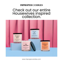San Diego handmade candle by Improper Candles for RHOSLC inspired gift