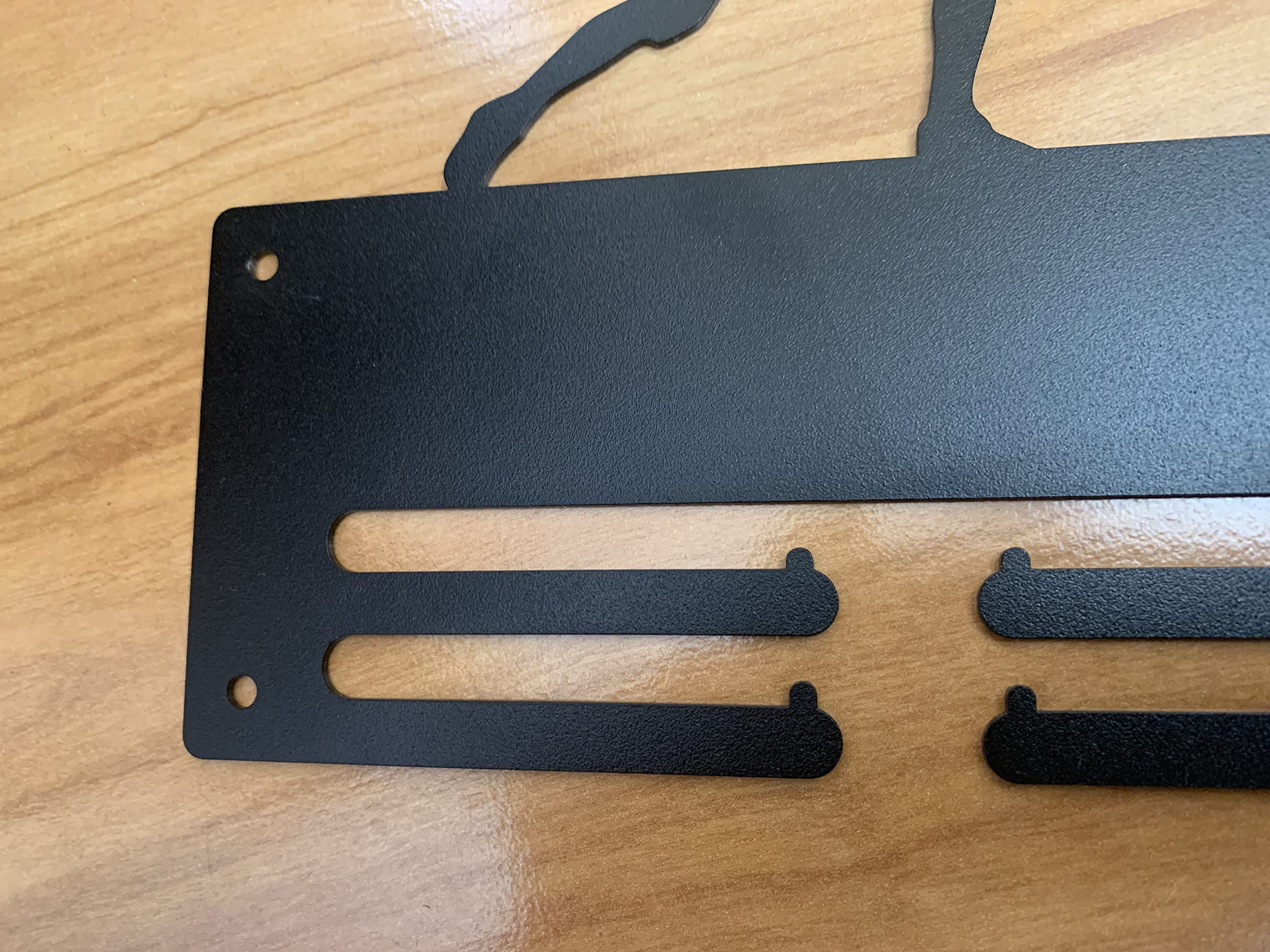 Hanging holes for side mounting