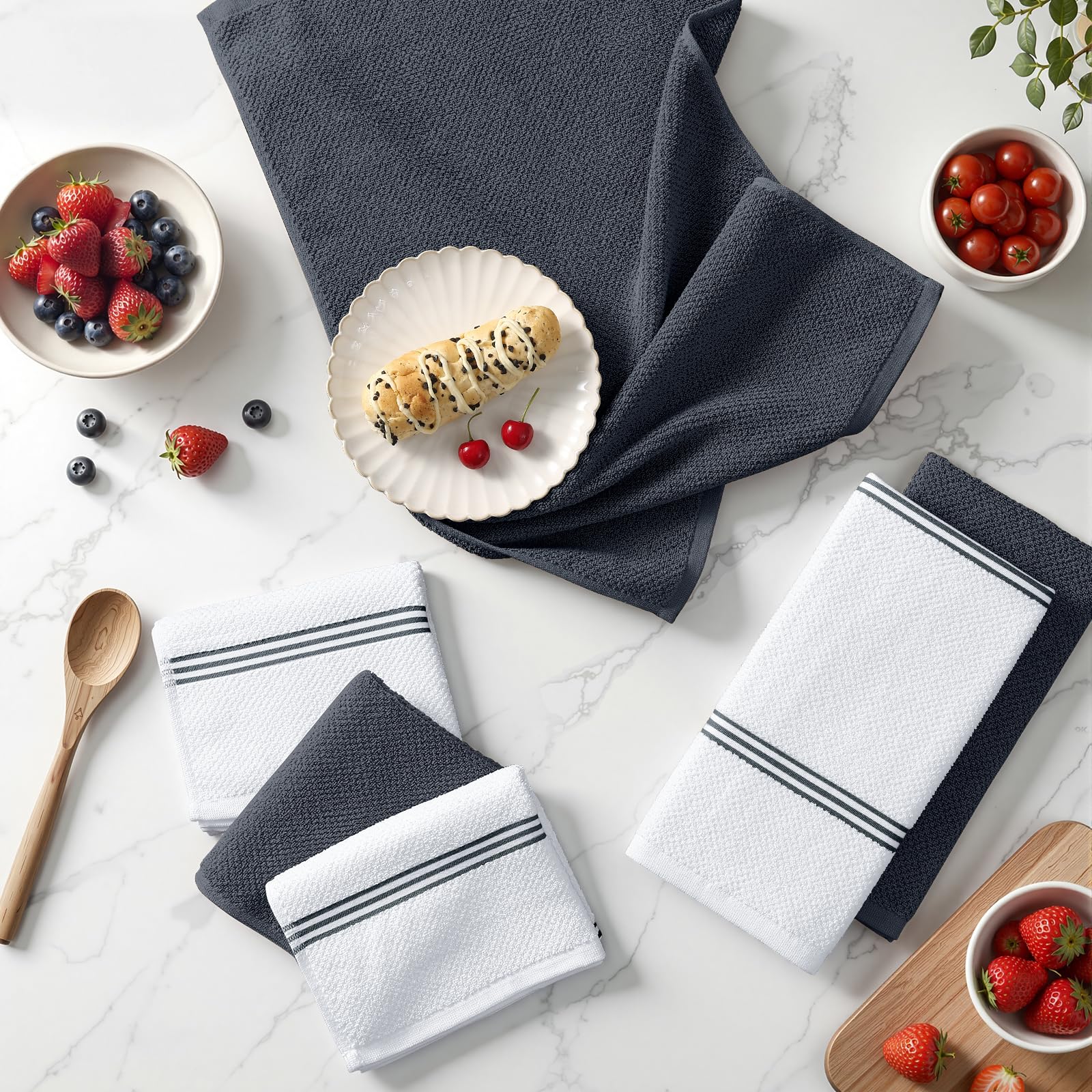 Dual style kitchen towels 16x26 inches