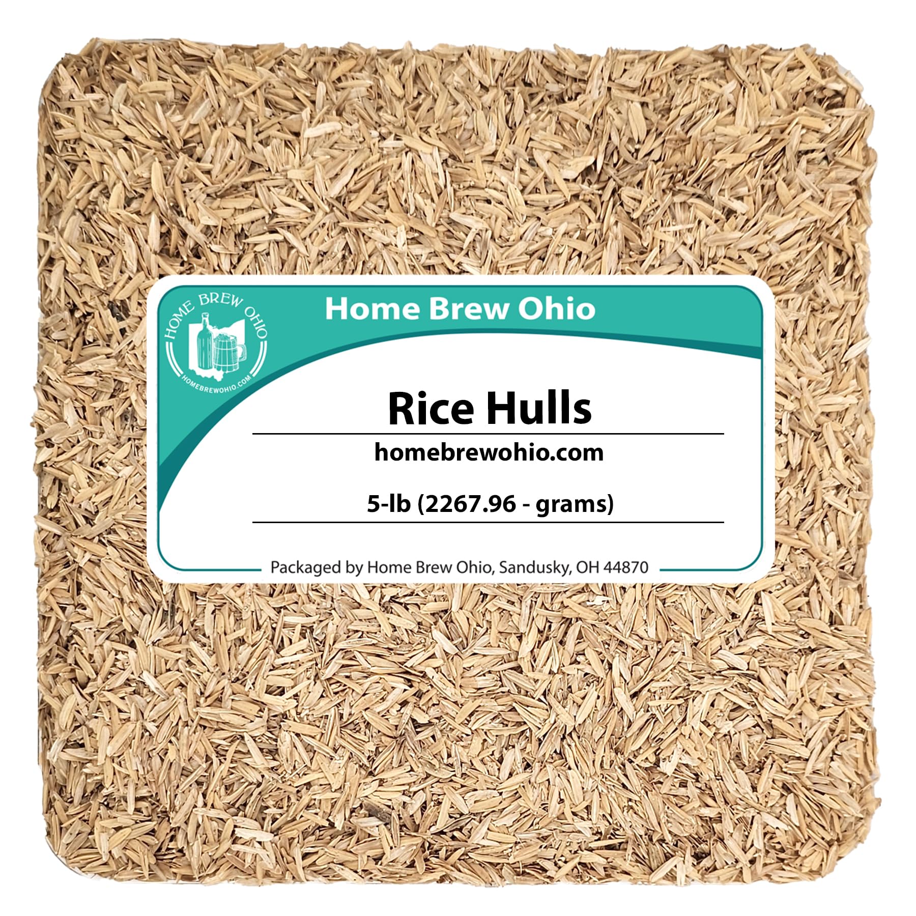 Rice Hulls 5 Lb used to improve mash flow during lautering