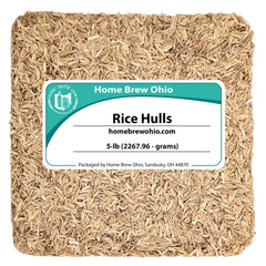 Rice Hulls 5 Lb used to improve mash flow during lautering