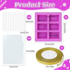 Clear treat bags for packaging included in Rice Krispy Treats Making Set