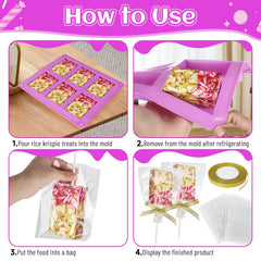 Gold ribbon for elegant presentation in Rice Krispy Treats Making Set