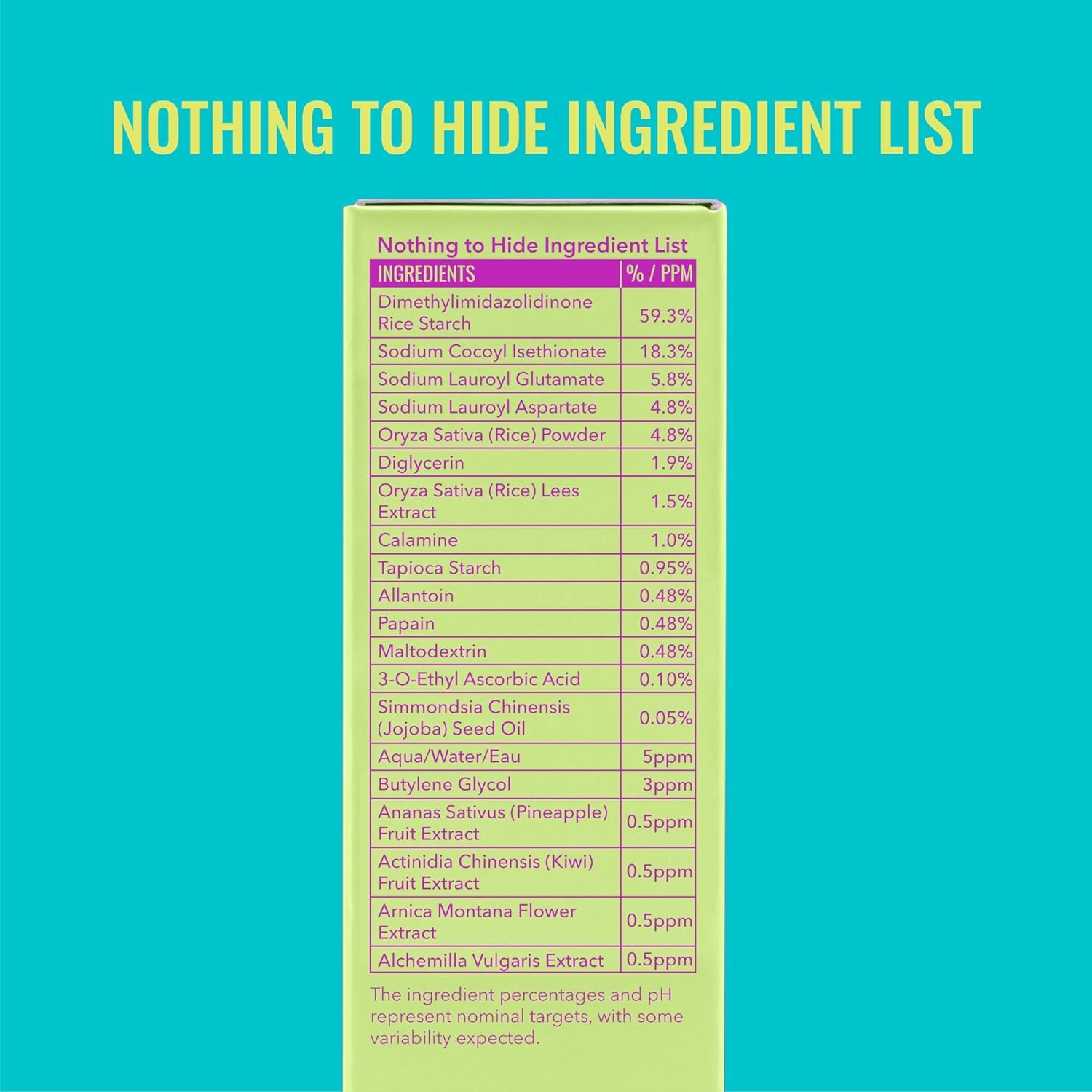 Cruelty-free vegan exfoliator Good Molecules pineapple