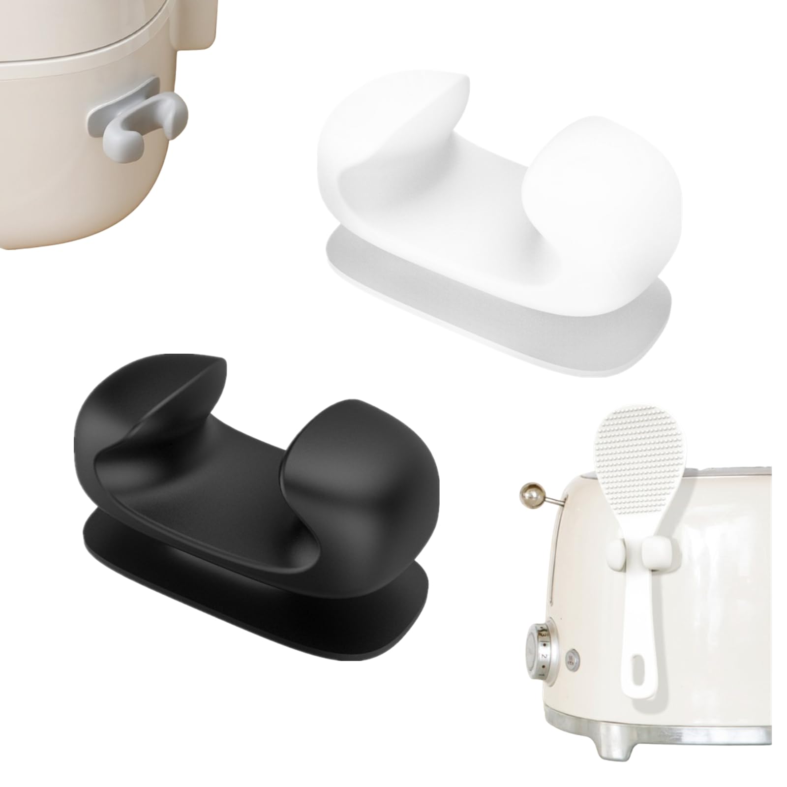 White rice spoon holder product image