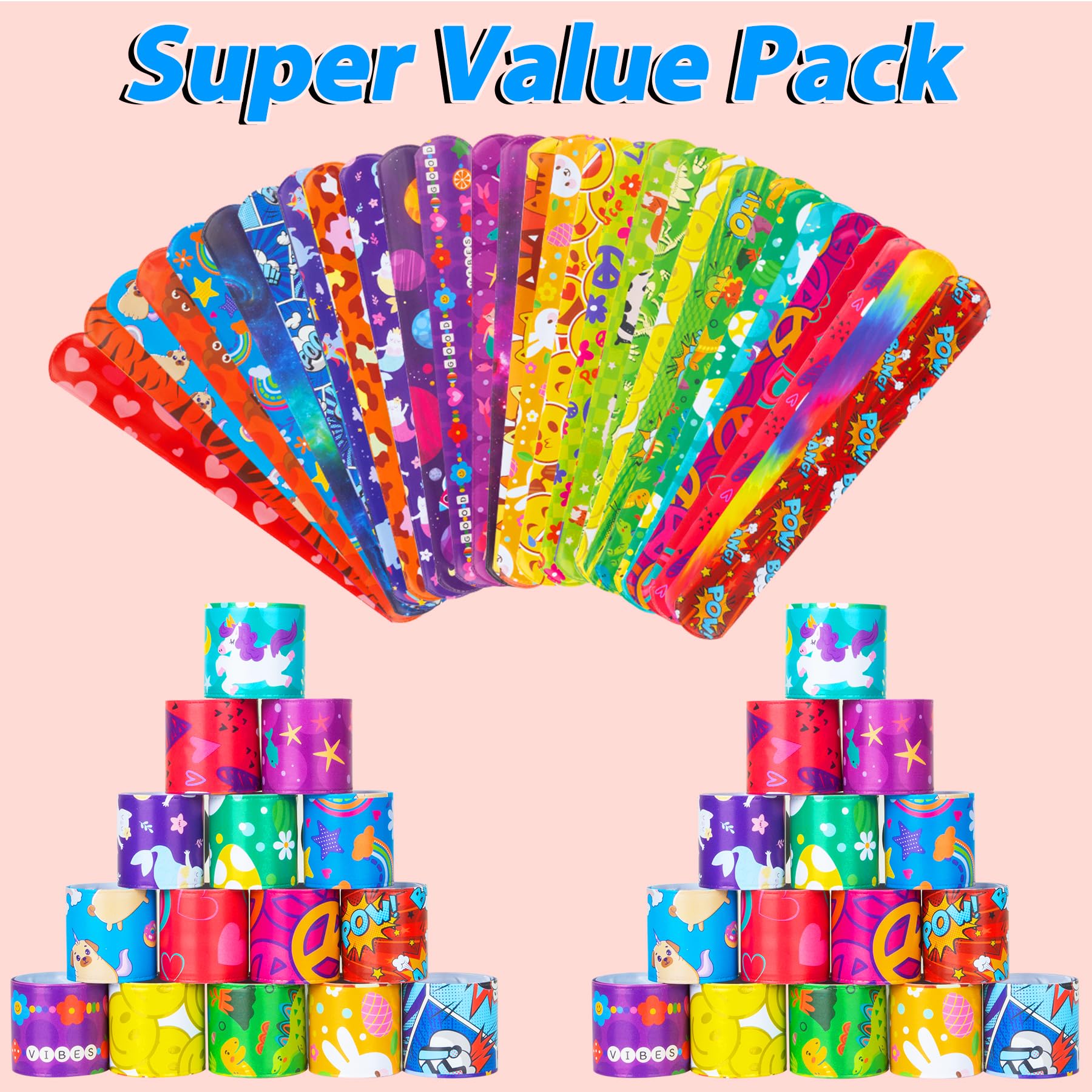 classroom prizes slap bracelets batch