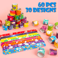 party favors slap bracelets bulk 60 pcs