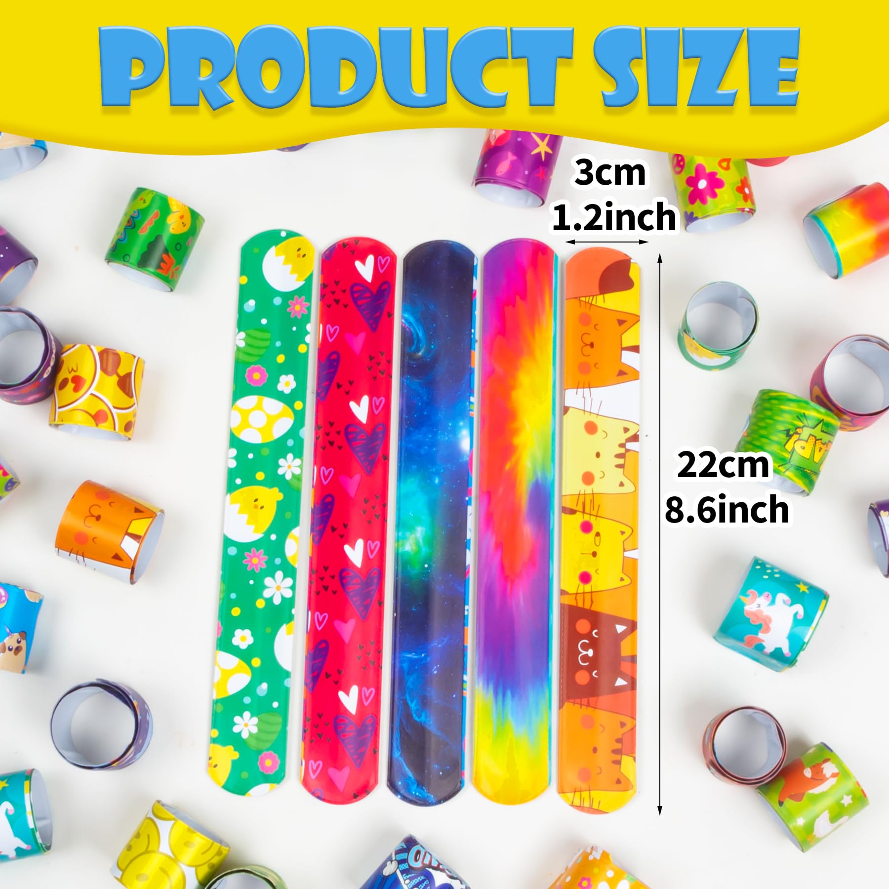 slap bracelets kids 30 styles variety