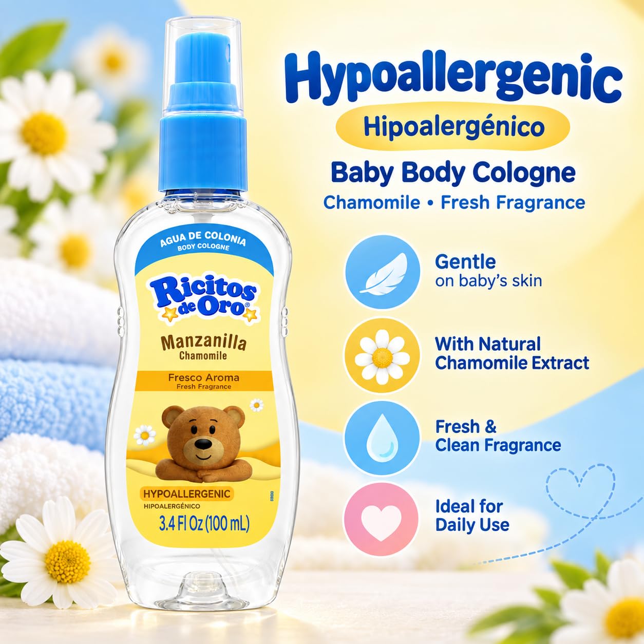 3.4 fl oz spray bottle for easy application