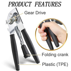 Stainless steel handheld can opener by RICKUNCL with magnet