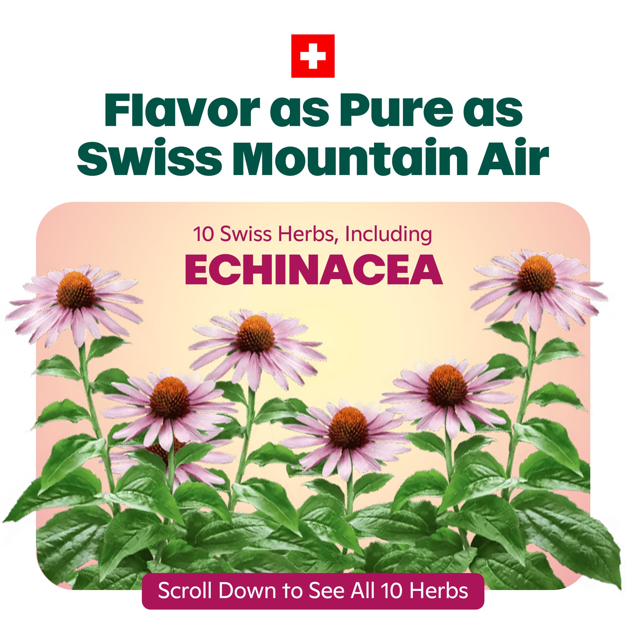 Ricola Swiss Alpine herb blend throat lozenges menthol
