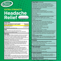 Right Remedies 300 caplets bottle packaging