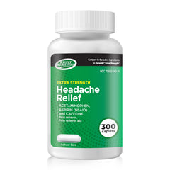 Right Remedies extra strength headache relief caplets bottle