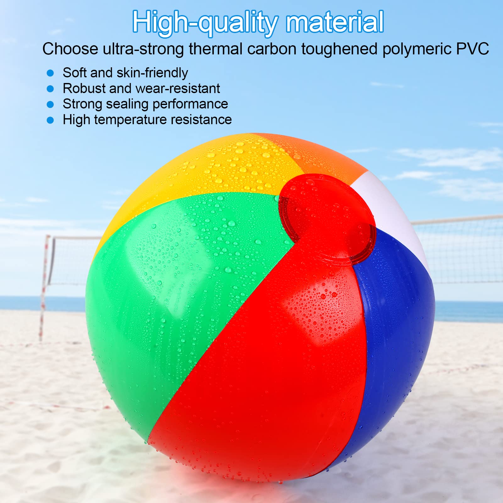 Beach toys pool party item by Rindion with six colors