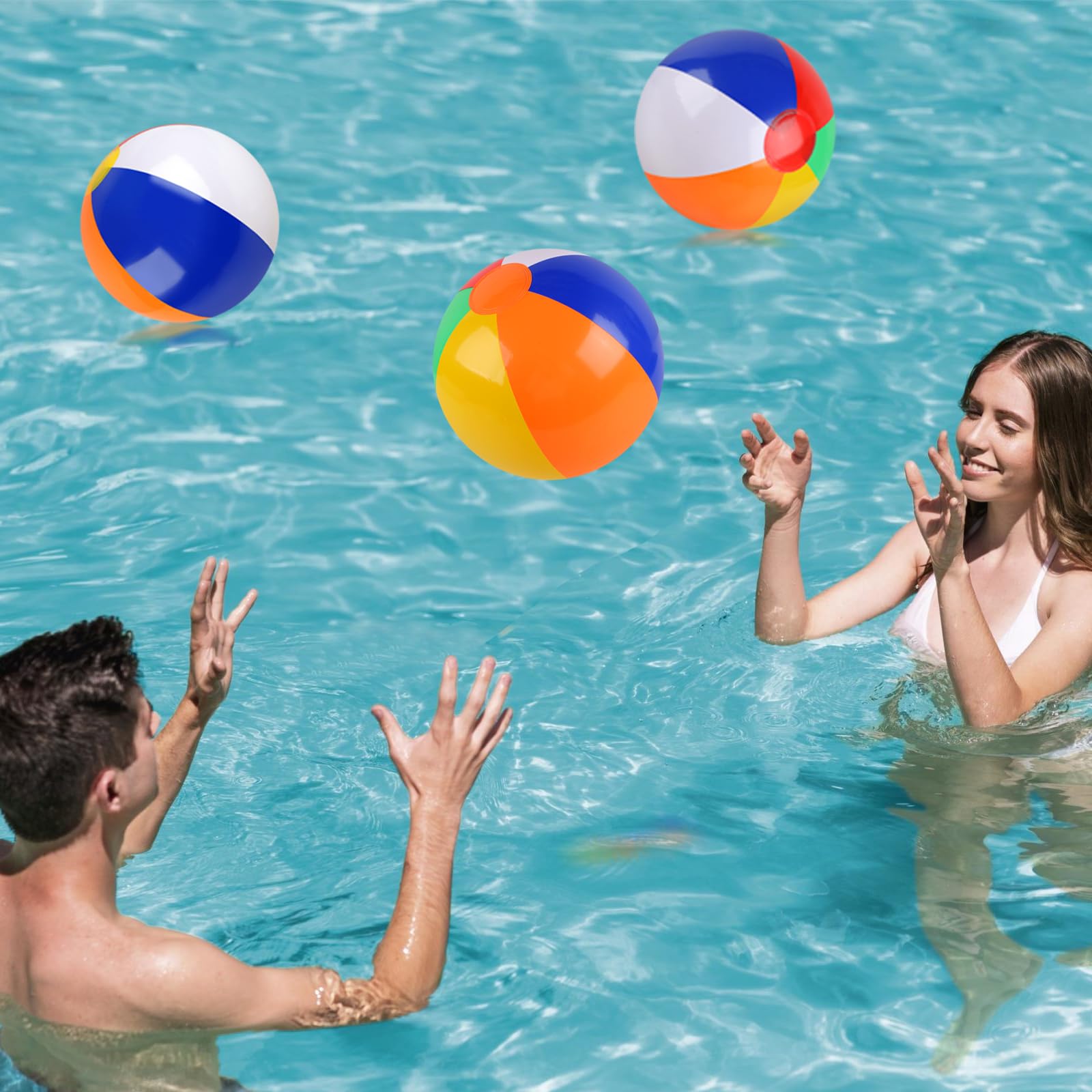 Durable PVC beach balls with sealed seams by Rindion