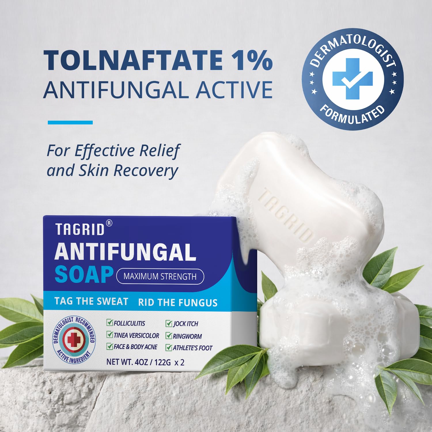 Ringworm targeted antifungal soap image
