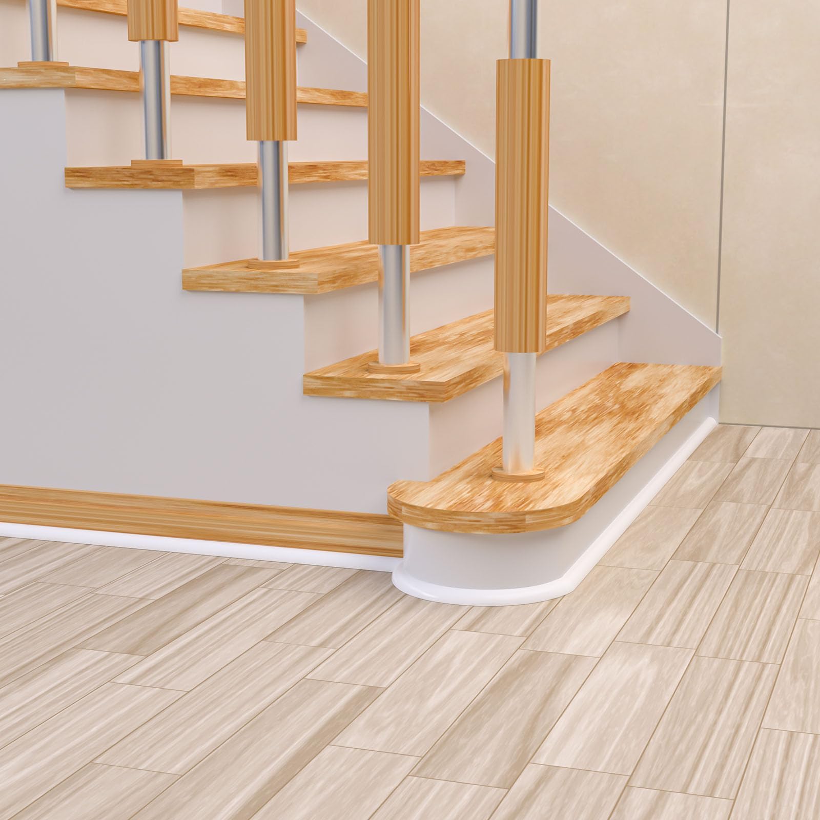 Dry-fit measure cut peel and press installation guidance