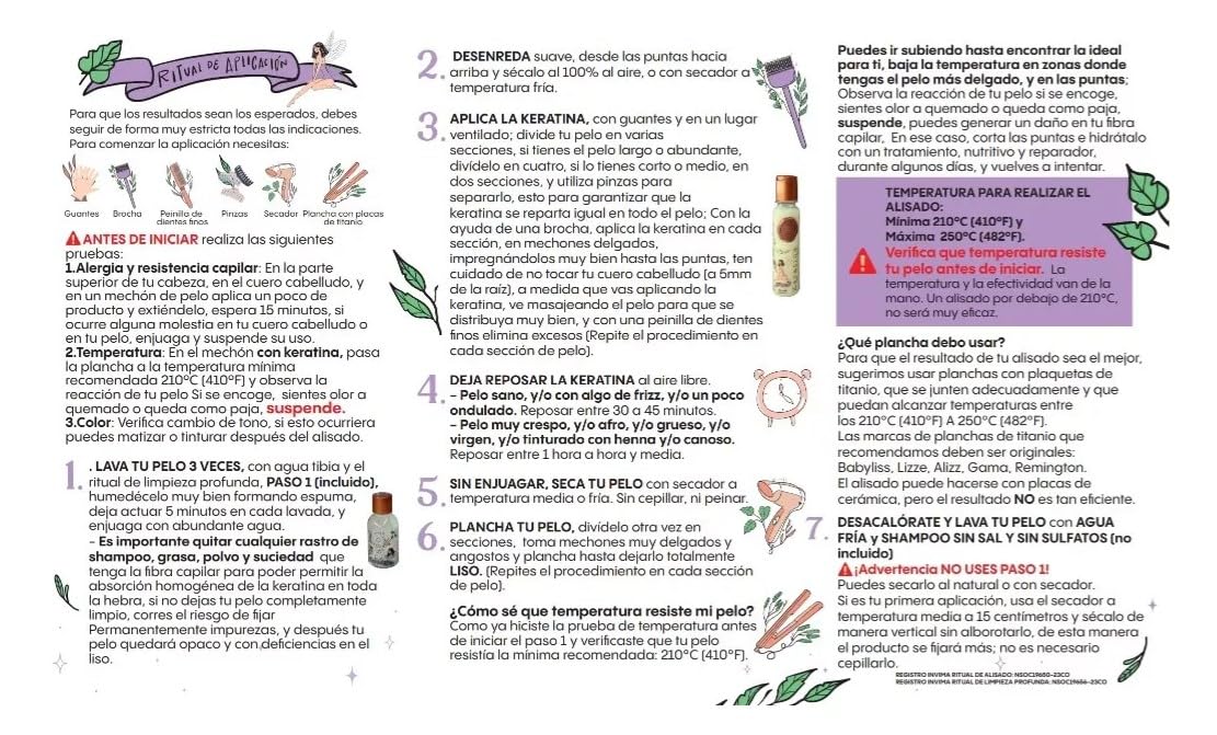 Keratina Organica Ritual Botanico para alisado 250 ml