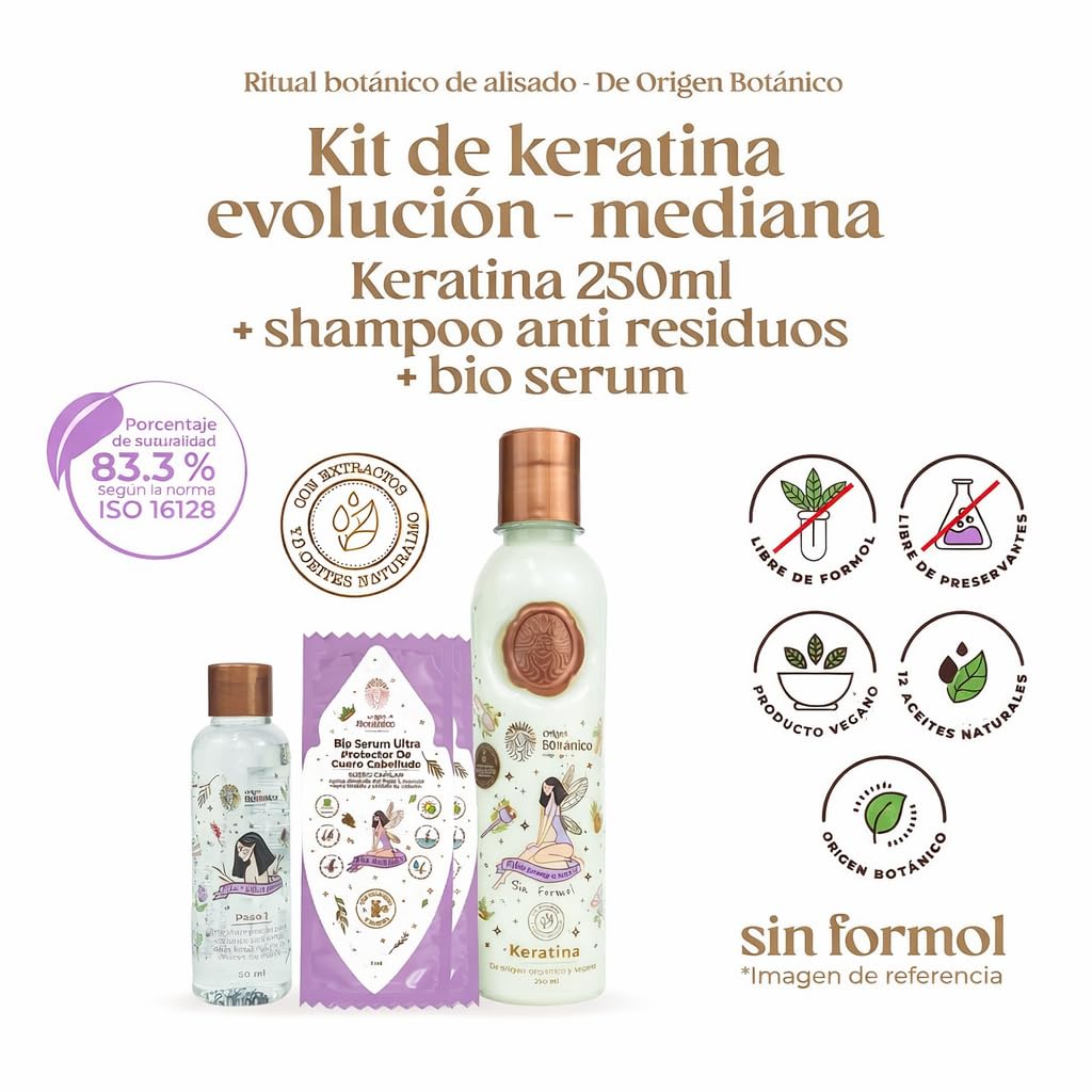 RITUAL BOTANICO Keratina Organica con aceite de argán 250 ml