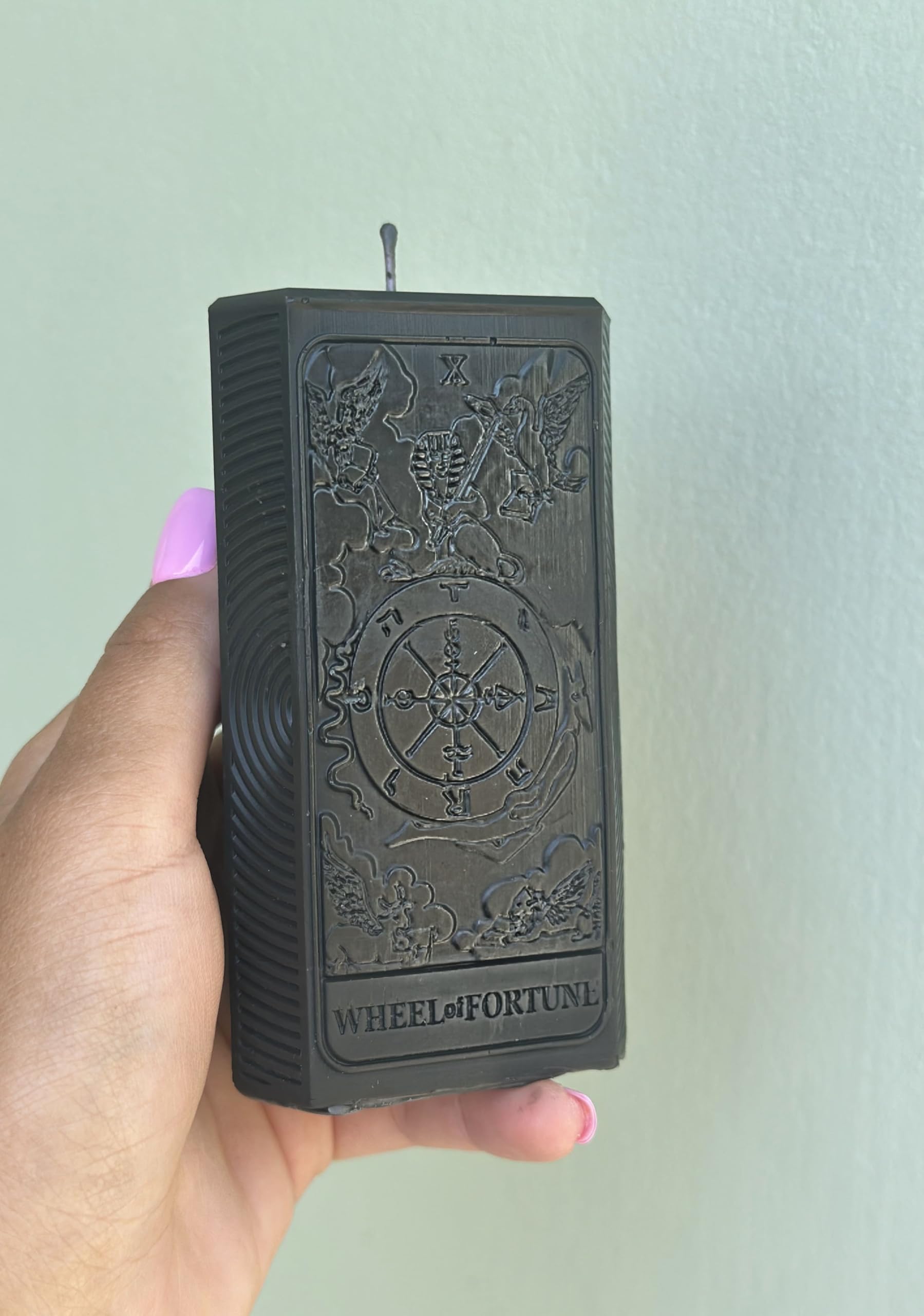 Ritual candle mold made from flexible silicone