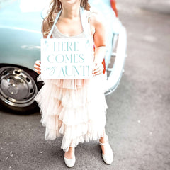 Ritzy Rose flower girl sign decorative