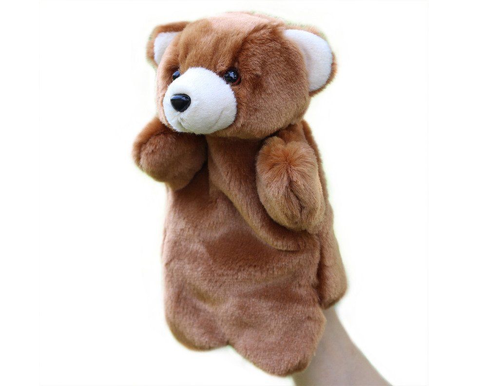 RIY Hand Puppet Zoo Friends Bear plush finger puppet