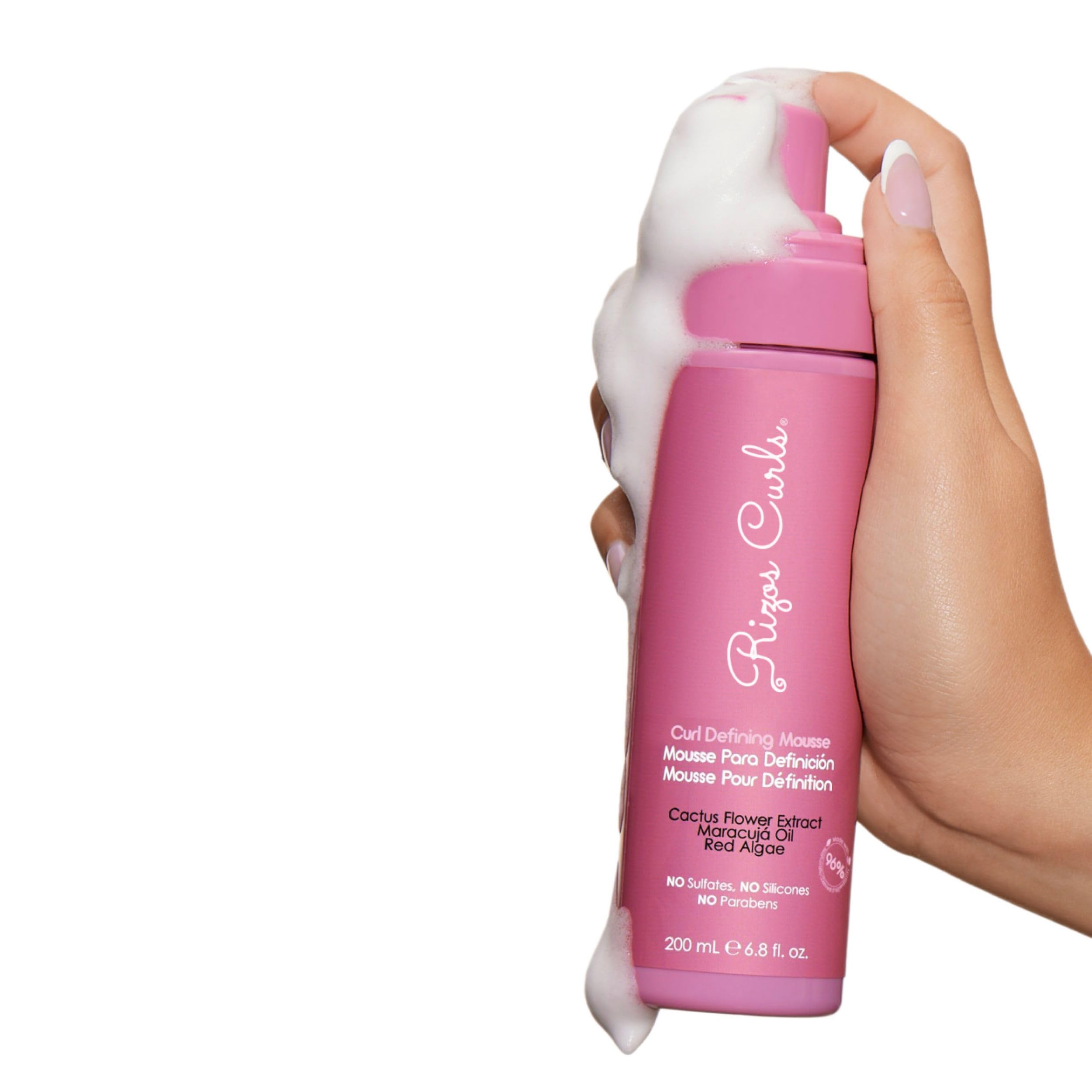 Sulfate-free paraben-free mousse for daily styling