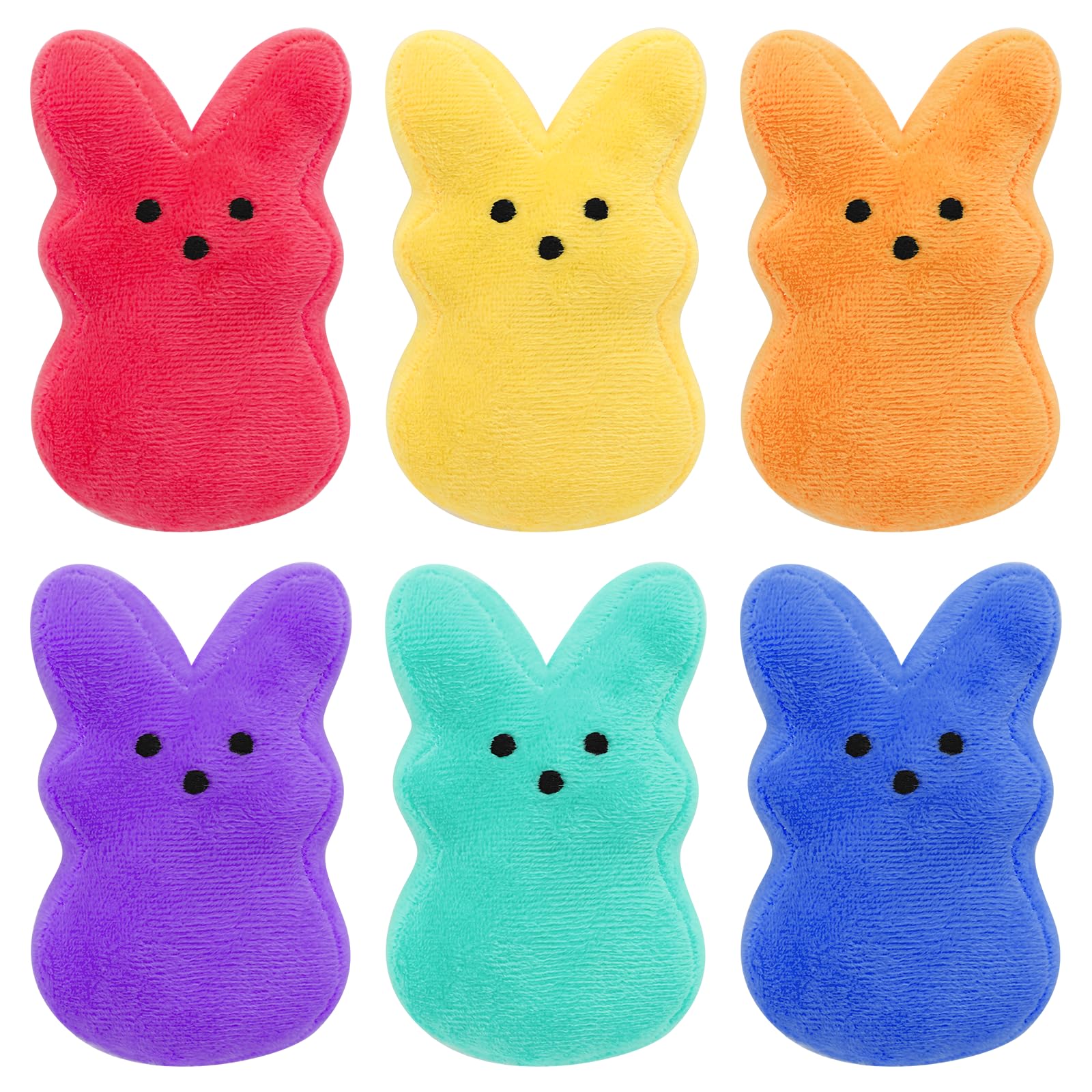 RLXGCZ Easter Bunny Plush Toys 6 pcs for kids