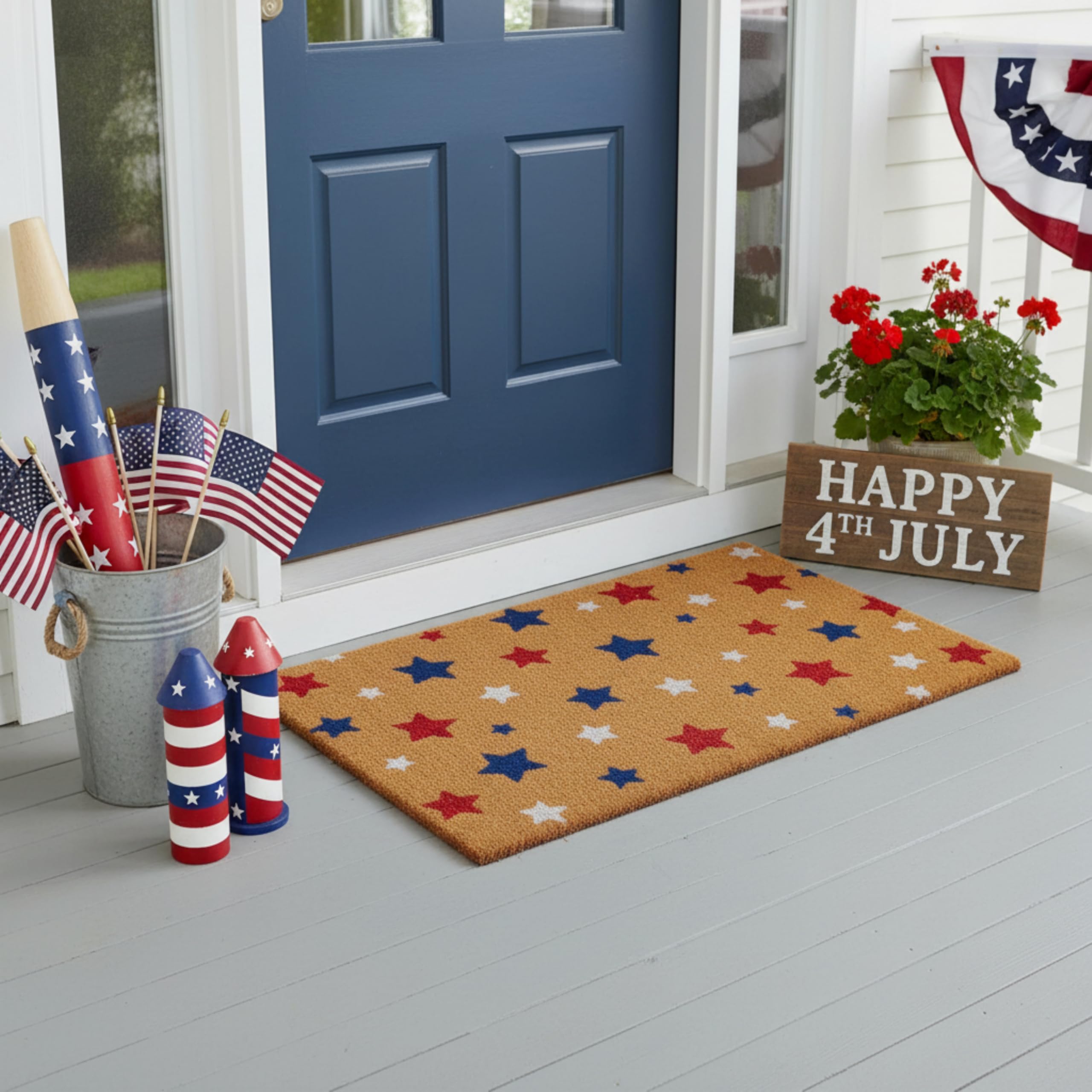 Premium material doormat catches dust and dirt