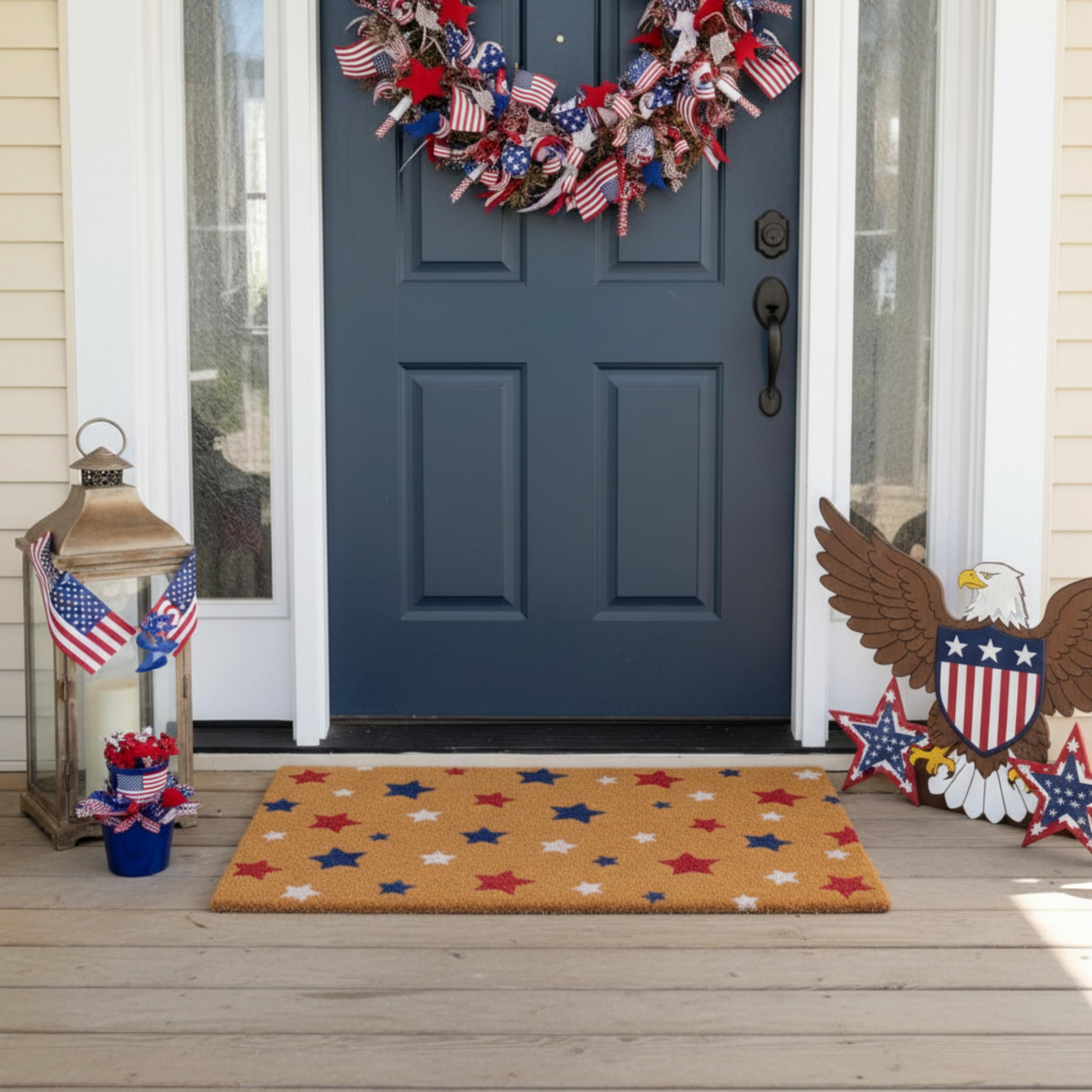 Easy to clean outdoor rug for porch and mudroom