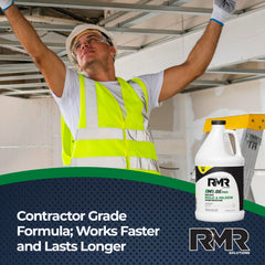 Professional grade mold remover on product label