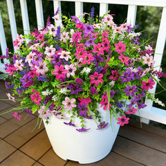 Roberly artificial flowers outdoors 24pcs pack for decor