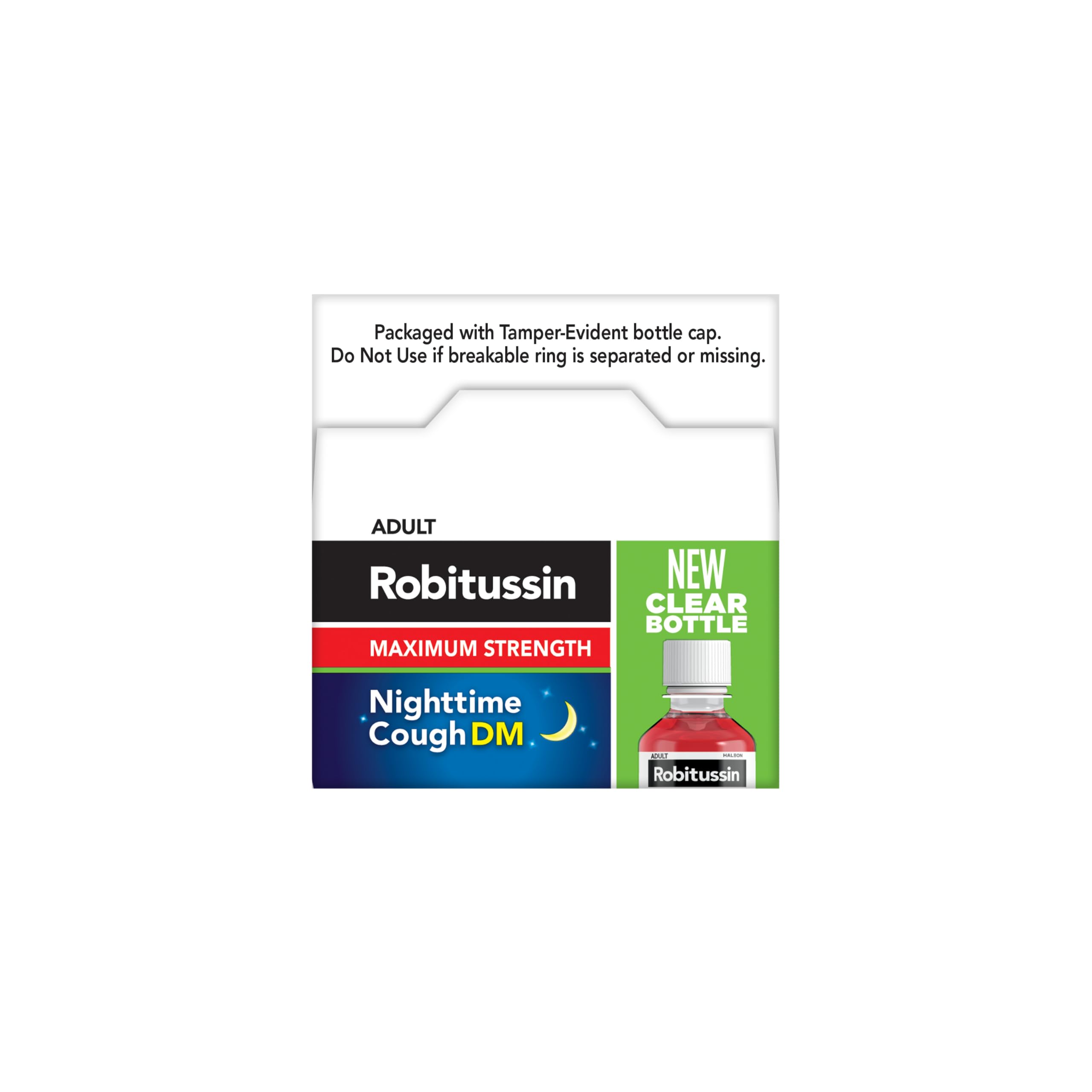 Berry flavor Robitussin Nighttime Cough DM bottle