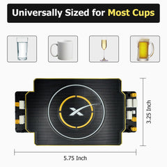 Rocket Drone Ship landing pad coaster multi color print