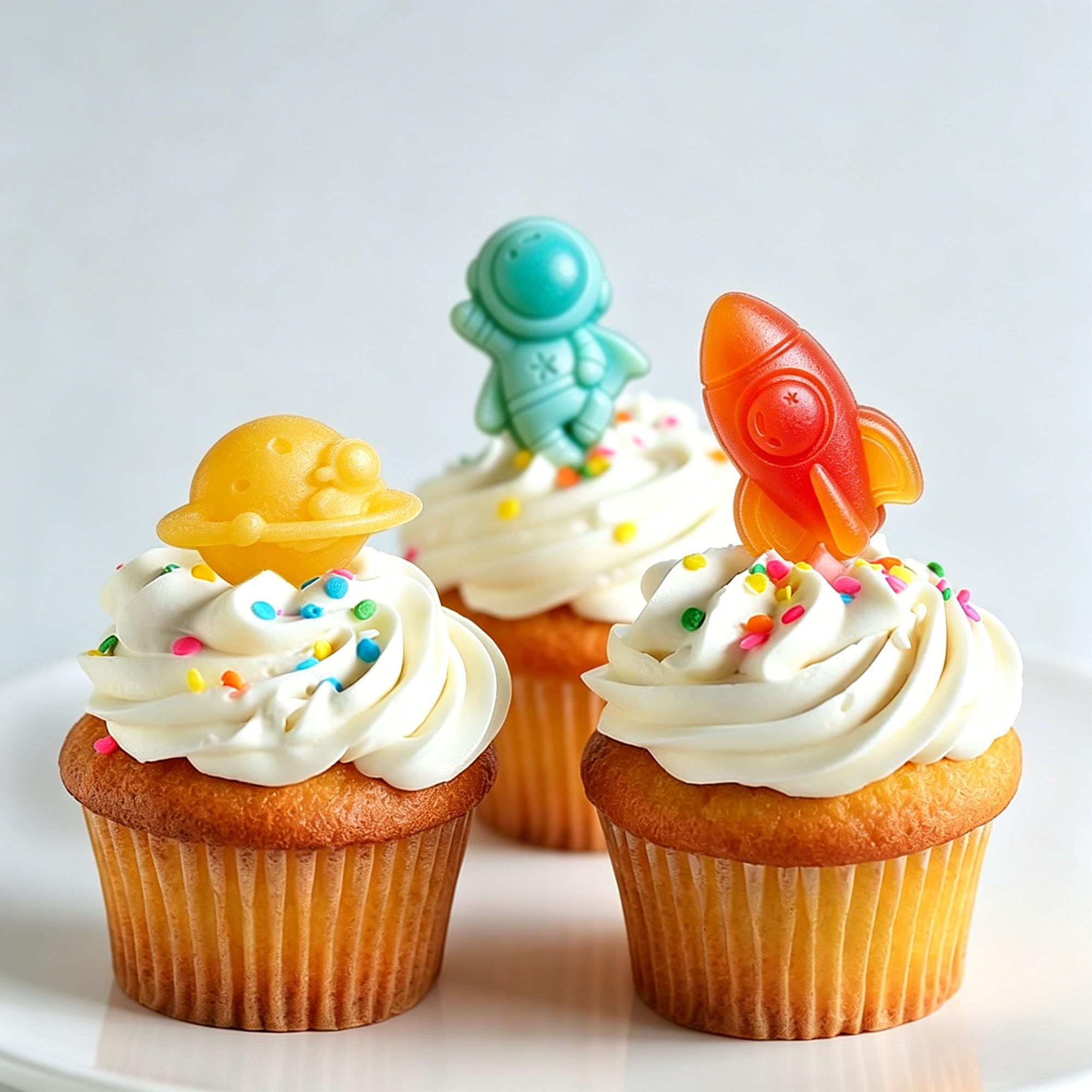 Rocket silicone mold for desserts