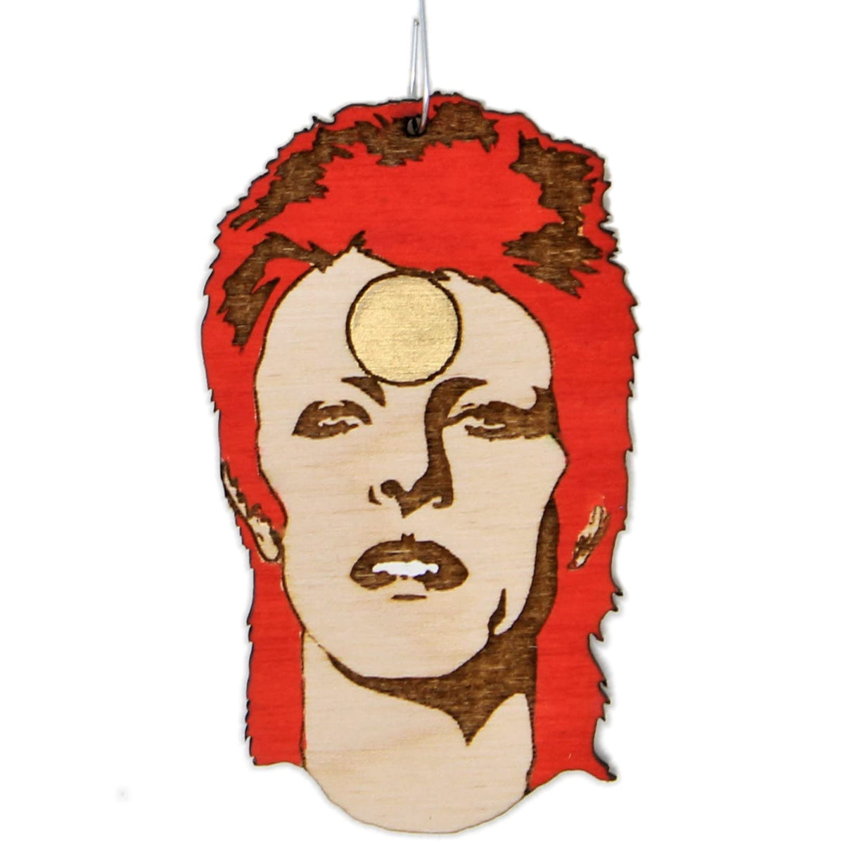 Rockstar Christmas Ornament Ziggy Starman front view