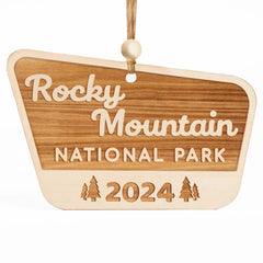 Rocky Mountain National Park ornament wooden keepsake
